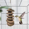 Bird Wood Chew Toy,2-Pcs Parrot Hanging Wooden Blocks Cage Grinding Bead Toy for Budgies Parakeet Cockatiel Conure Lovebirds. - Image 4